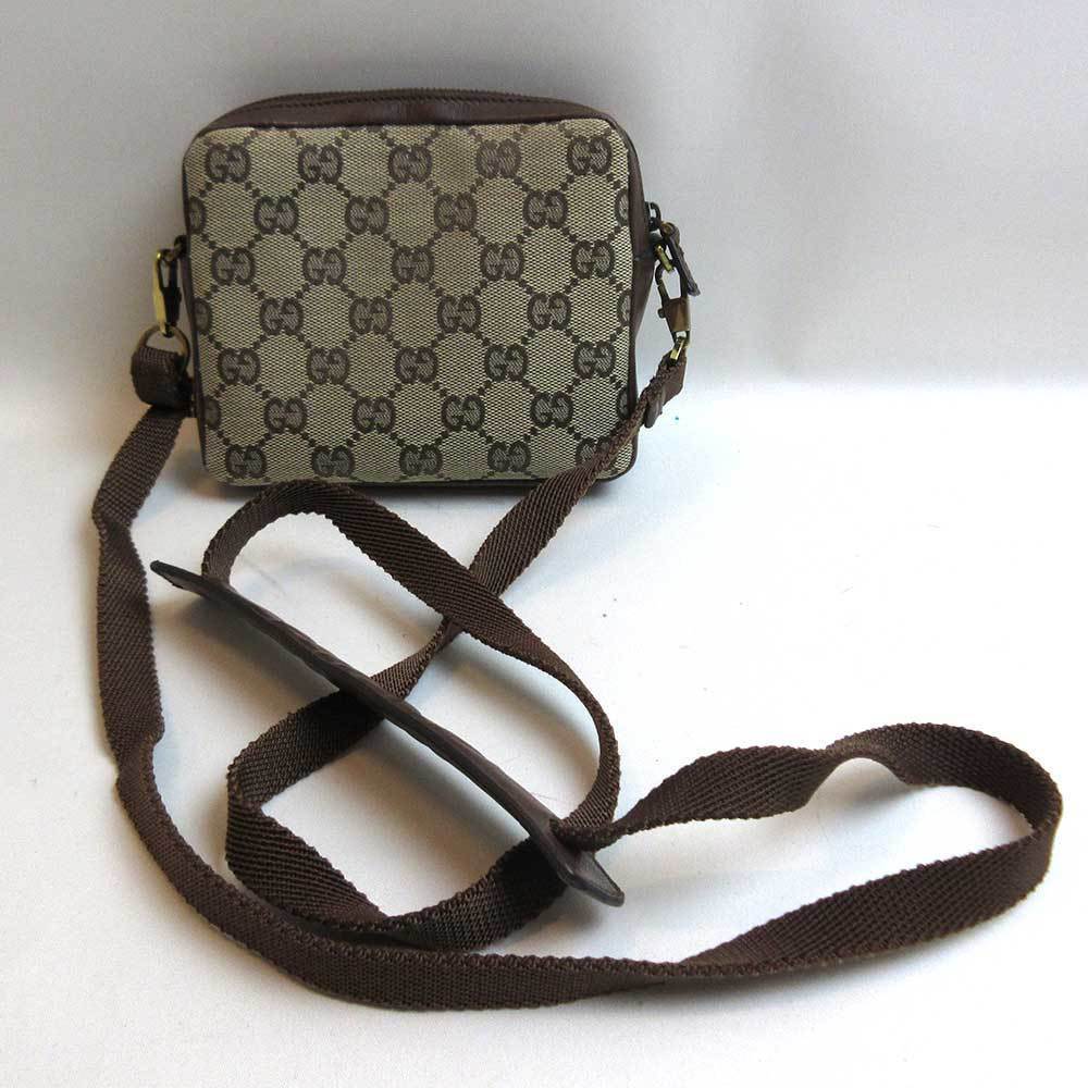 Gucci Shoulder Pochette Tea Brown Crossbody Bag